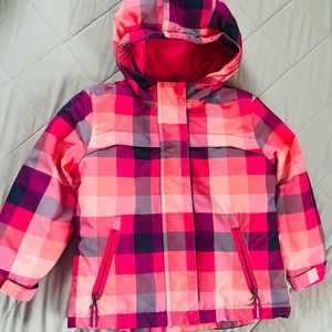 Toddler cat & jack coat plaid design